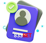 Tornar-se um membro do 833Bet é muito simples
